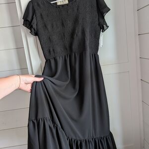 Elegant Black Women's Dress